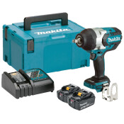 Ударен акумулаторен гайковерт Makita DTW1002RTJ, 18.0V, 5.0Ah, 1/2"