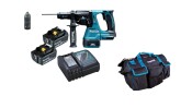 Акумулаторен перфоратор Makita DHR243RTE, 18V, 5.0Ah с чанта