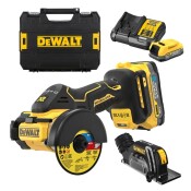 Циркуляр ръчен акумулаторен Dewalt DCS438E2T, 18V, 2.0Ah, ф 76мм