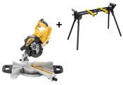 Циркуляр настолен с герунг DeWalt DWS773 с маса Stanley FME790-XJ