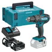 Винтоверт акумулаторен Makita DDF482RFE, 18.0 V, 3.0 Ah