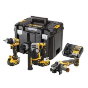 Комплект акумулаторни машини DeWALT DCK355P2T, 18 V