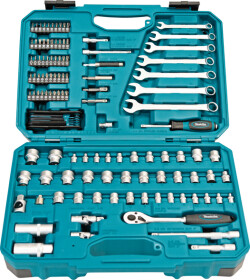 Комплект ръчни инструменти и битове Makita 120 части, E-06616