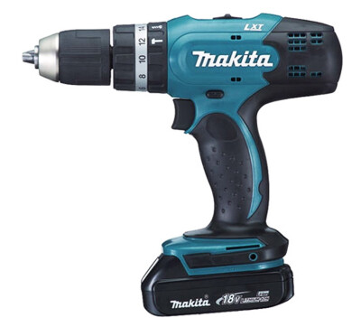 Винтоверт ударен акумулаторен Makita DHP453RFE, 18V, 3Ah