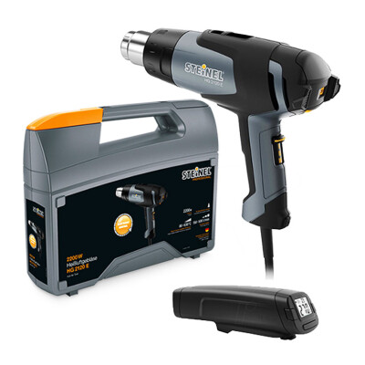 Пистолет за горещ въздух Steinel HG 2120 E, 2200 W, в куфар, с термоскенер