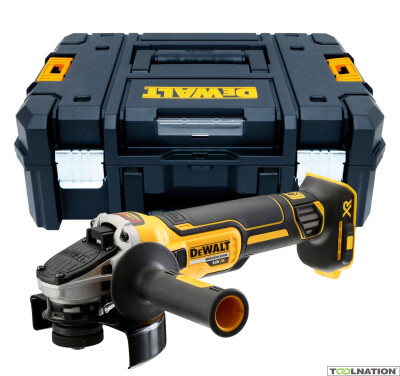 Акумулаторен ъглошлайф безчетков DeWALT DCG405NT, 18V, 125мм, в куфар