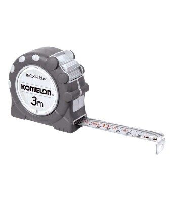 Ролетка от неръждаема стомана 3 м Rubber Komelon