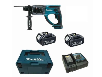 Перфоратор SDS-plus акумулаторен Makita DHR202RFE 18V, 3.0Ah