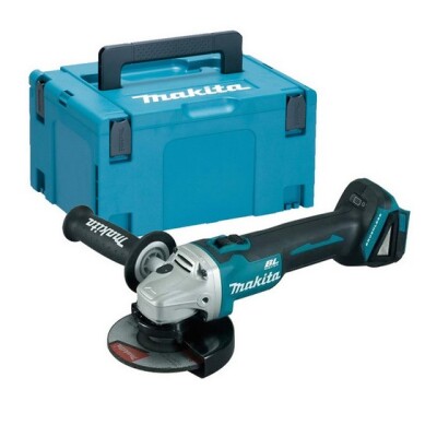 Акумулаторен ъглошлайф безчетков Makita DGA506ZJ, 18V, в куфар Makpac