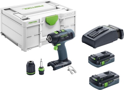 Акумулаторен винтоверт Festool, T 18+3 HPC 4,0 I-Plus
