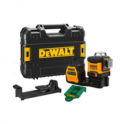 Нивелир лазерен линеен DeWALT DCE089NG18, с 3 лъча, 35 м (без батерия и зарядно)