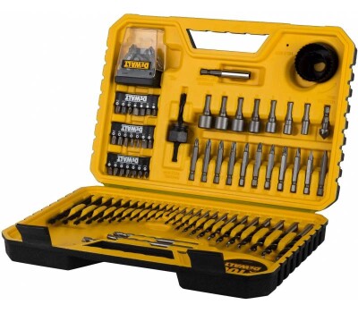 Комплект накрайници и свредла Dewalt 100 бр. 1/4", DT71563