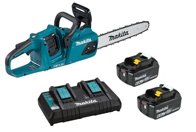 Трион верижен акумулаторен Makita DUC355, 18+18V, 6.0Ah, 35см