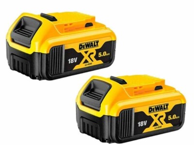 Две батерии Dewalt DCB184 18V, 5.0Ah