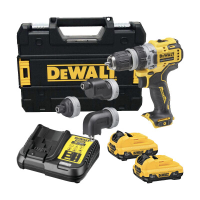 Винтоверт акумулаторен DeWALT DCD703L2T, 12V, 3.0Ah, 57.5 Nm