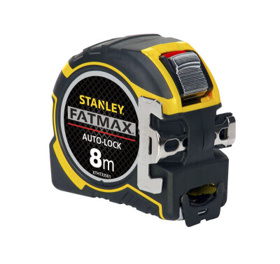 Ролетка противоударна с магнит 8м, Stanley FatMax Autolock