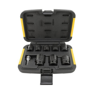 Ударни вложки  комплект 10-27 мм х 1/2" - 1/4", 9 бр., DeWALT DT7507