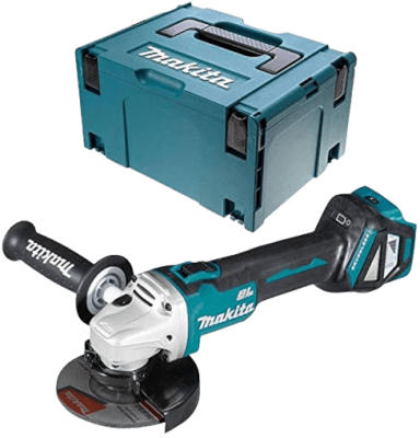 Акумулаторен ъглошлайф безчетков Makita DGA511ZJ с регулиране на обороти, 18V, в куфар