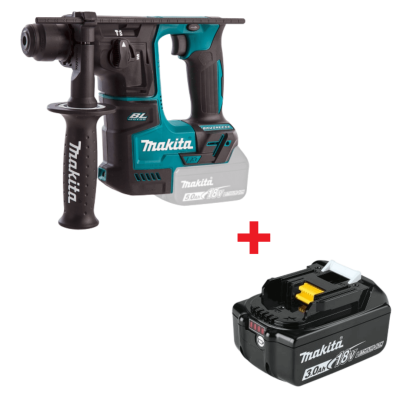 Акумулаторен перфоратор Makita DHR171Z с една батерия BL1830B 18 V 3 Ah