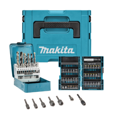 Комплект битове и свредла Makita 62 части, B-53908