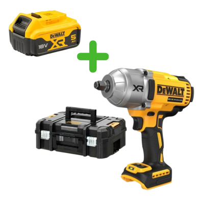 Акумулаторен гайковерт DeWALT DCF900NT с една батерия 5 Ah