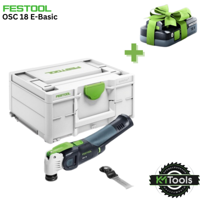 Акумулаторен мултифункционален осцилиращ инструмент Festool OSC 18 E-Basic