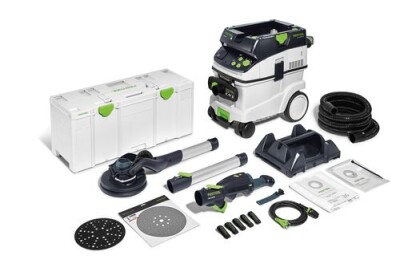 Шлайф орбитален за стени и тавани Festool LHS 2 225 EQI-Plus/CTM 36-Set