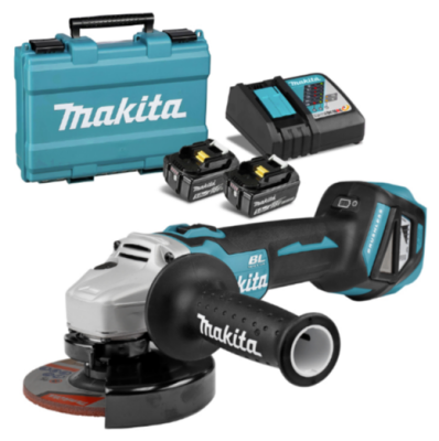 Акумулаторен ъглошлайф Makita DGA511RTE, 18 V, 5 Ah, Ф 125 мм