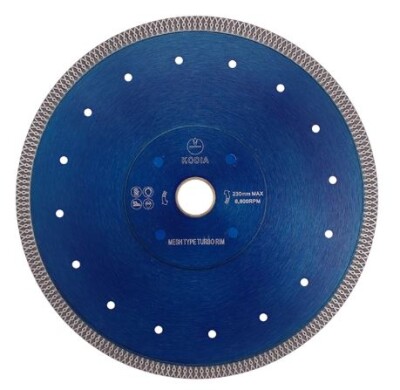 Диск диамантен 230x25.4/22.23 мм KODIA MESH TURBO