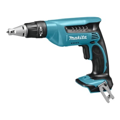 Акумулаторен винтоверт Makita за сухо строителство без батерия и зарядно, 18 V, 13.7 Nm, 1/4", шестостен, DFS451Z