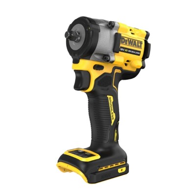 Акумулаторен ударен гайковерт DeWALT с безчетков двигател без батерия и зарядно, 18 V, 406 Nm, квадрат, 3/8", DCF923N