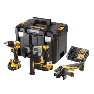 Комплект акумулаторни машини DeWALT DCK355P2T, 18 V