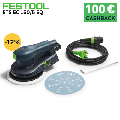 Ексцентършлайф Festool безчетков ETS EC 150/5 EQ