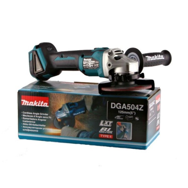 Акумулаторен ъглошлайф безчетков Makita DGA504Z, 18V, 125мм