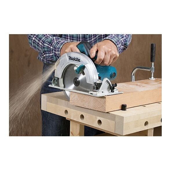 Циркуляр ръчен Makita HS7601K, 1200 W, ф 190мм в куфар