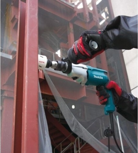 Бормашина ударна двускоростна с плавно регулиране Makita HP2071, 1010 W