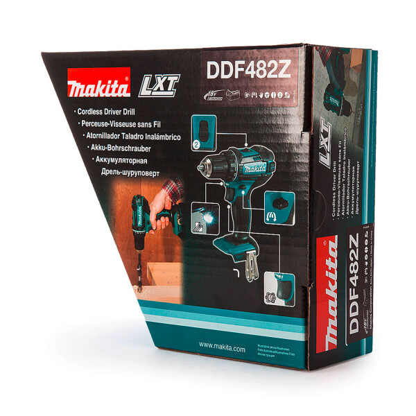 Винтоверт акумулаторен Makita DDF482Z, 18.0 V (само боди)