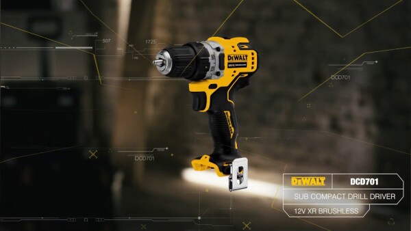 Акумулаторен винтоверт Dewalt DCD701N 12V (само боди)