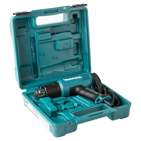 Пистолет за горещ въздух Makita HG5030K, 1600 W, 350/500 °С, 350/500 л/мин
