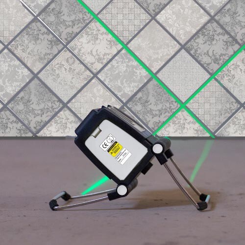 Линеен лазерен нивелир с 2 лъча 30 м, 0.2 мм/м Kapro 872G Prolaser Plus Green