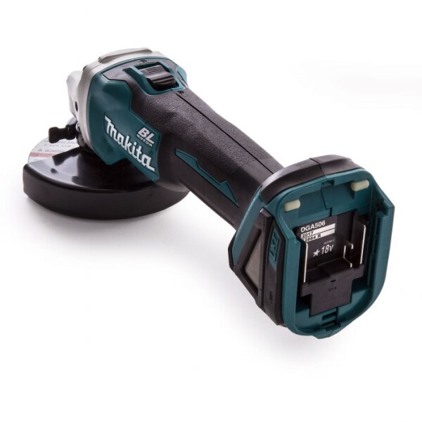 Ъглошлайф акумулаторен безчетков Makita DGA506RTJ, 18V 5.0Ah