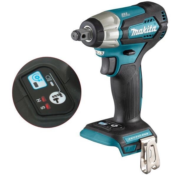 Гайковерт акумулаторен ударен безчетков Makita DTW181Z 1/2", 18V, 210 Nm