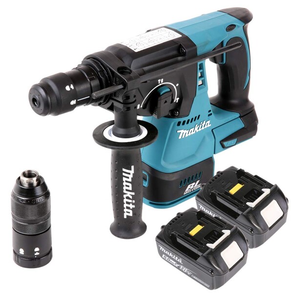 Акумулаторен перфоратор Makita DHR243RTE, 18V, 5.0Ah с чанта