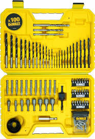 Комплект накрайници и свредла Dewalt 100 бр. 1/4", DT71563