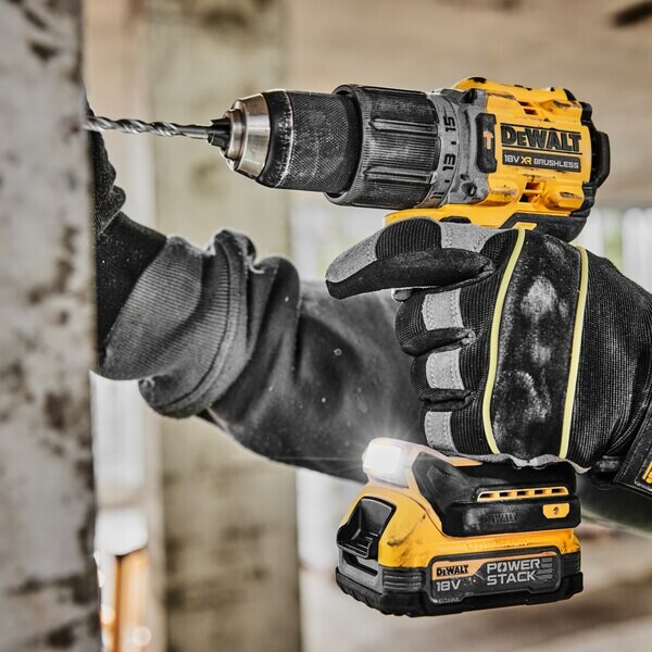 Винтоверт ударен акумулаторен DeWalt DCD805E2T, 18V, 1.7Ah, 90Nm