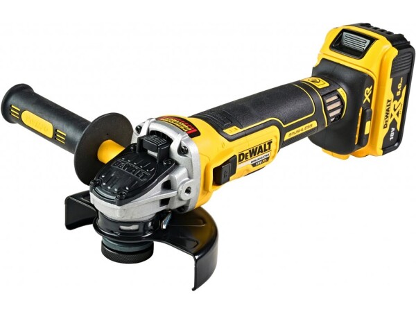 Акумулаторен ъглошлайф безчетков DeWALT DCG405P2, 18V, 5.0 Ah, 125мм