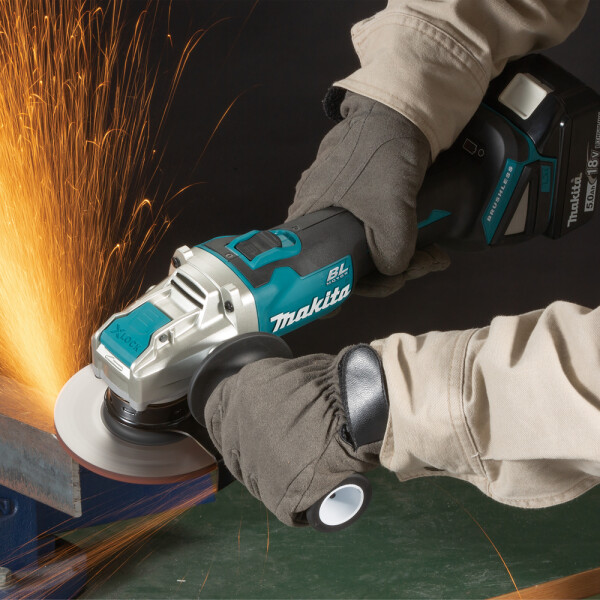 Ъглошлайф акумулаторен Makita DGA521, 18V, 6.0Ah, захват X-lock