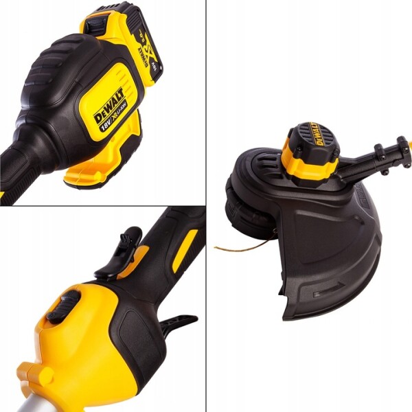 Коса акумулаторна DeWALT DCM561P1 тип тример с 1 батерия и зарядно, 18V, 5Ah