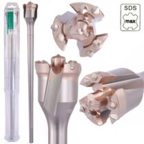 Боркорона за бетон HiKOKI - Hitachi монолитна с карбидни пластини и SDS-max удължена 45x550 мм