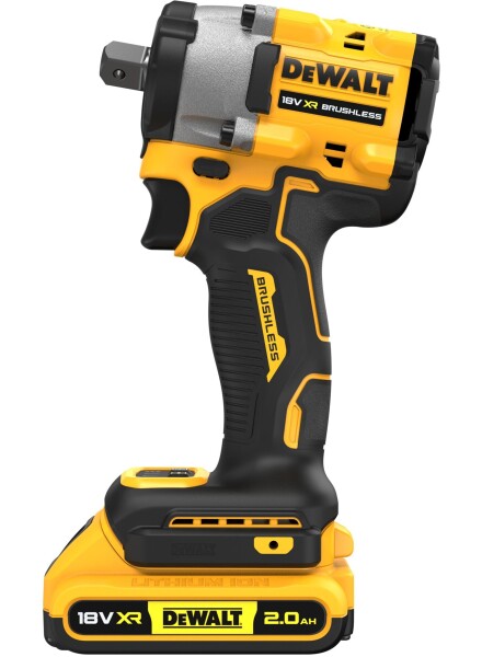 Гайковерт акумулаторен DeWALT DCF922D2T, 18V, 2.0Ah, 1/2", 406Nm